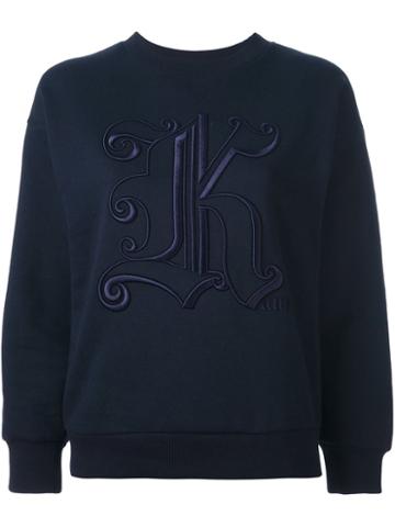 Christopher Kane Kane Sweatshirt, Women's, Size: Small, Blue, Cotton