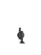Alinka 18kt White Gold Mala Diamond Stud Earring - Black