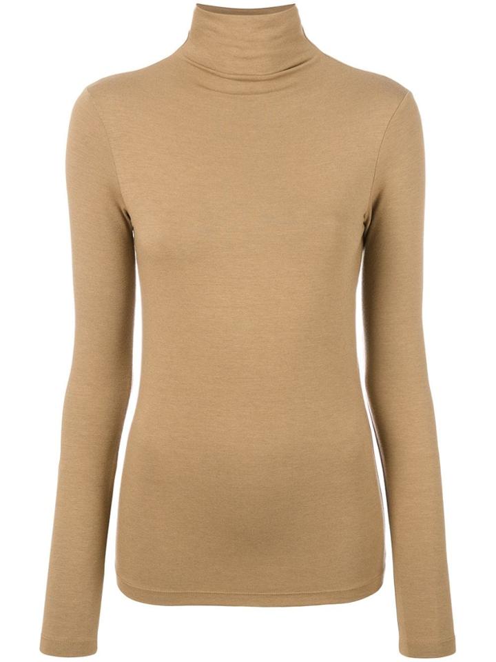 Plein Sud Jeanius Roll-neck Jumper - Nude & Neutrals