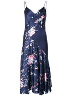 Prabal Gurung Floral Cami Dress - Blue