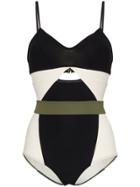 Flagpole Joellen Colourblock Cutout Swimsuit - Black