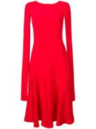 Calvin Klein 205w39nyc Cape-sleeve Flared Dress
