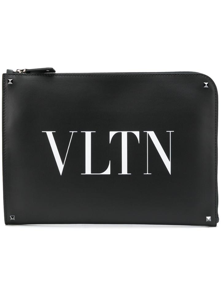 Valentino Garavani Vltn Document Holder - Black