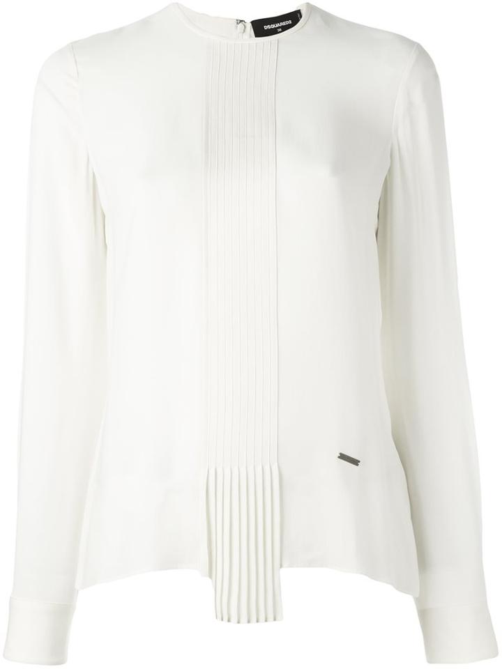 Dsquared2 Ruched Scarf Detail Blouse