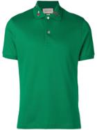 Gucci Collar Motifs Polo Shirt - Green
