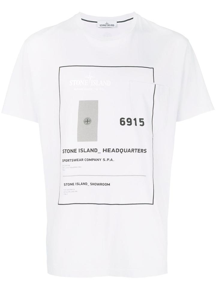 Stone Island Headquarters T-shirt - White