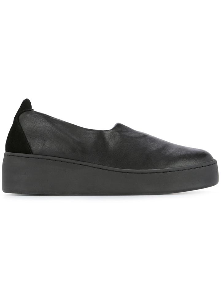 Robert Clergerie Platform Slip-on Shoes - Black