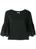 See By Chloé Embroidered Blouse - Black