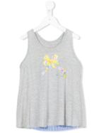Lapin House - Back Bow Tank - Kids - Cotton/acrylic/spandex/elastane/viscose - 5 Yrs, Toddler Girl's, Grey