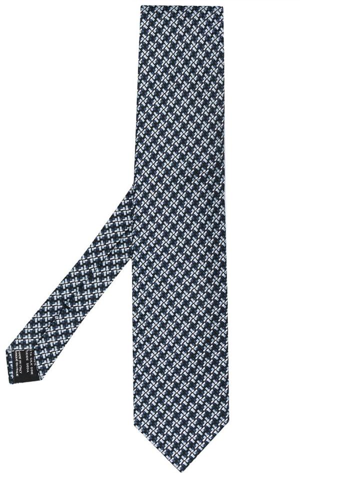 Tom Ford Printed Tie - Blue