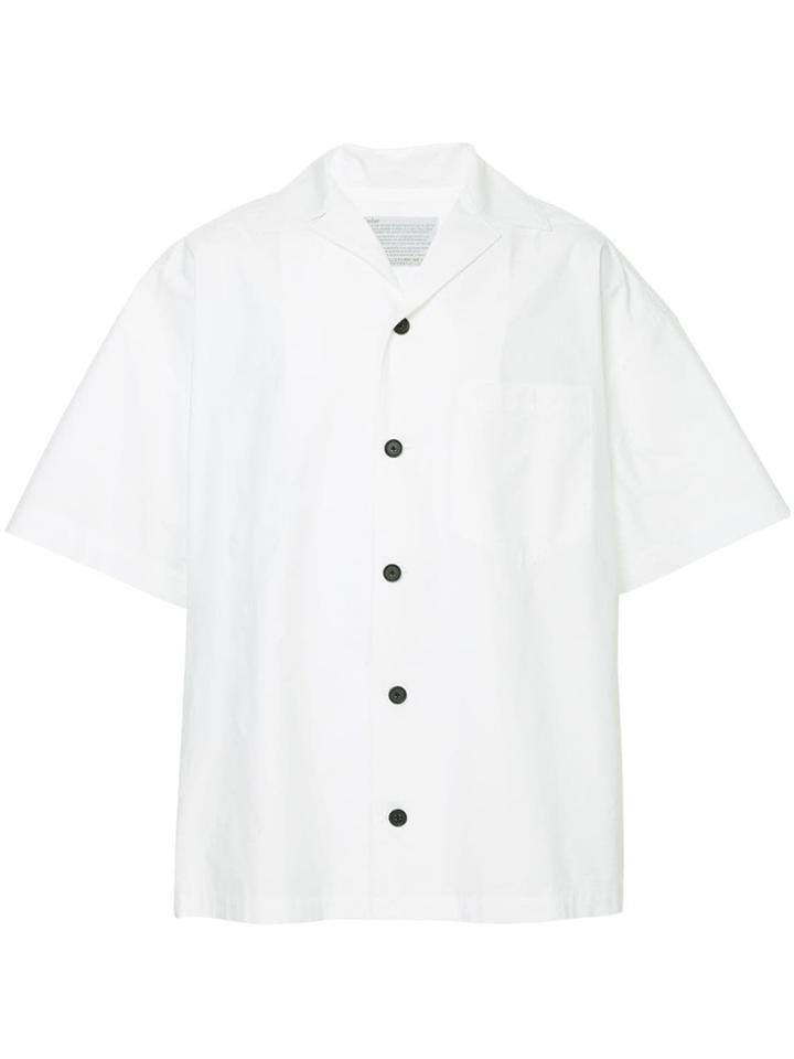 Kolor Oversized Shortsleeved Shirt - White