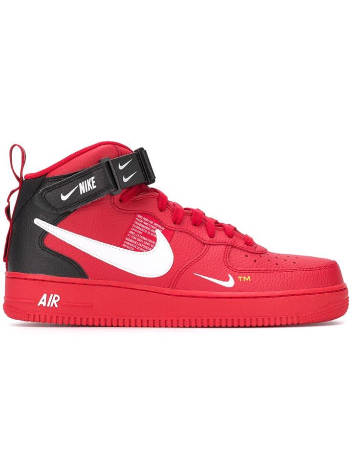 Nike Nike 804609 Red White Black Yellow Furs & Skins->leather