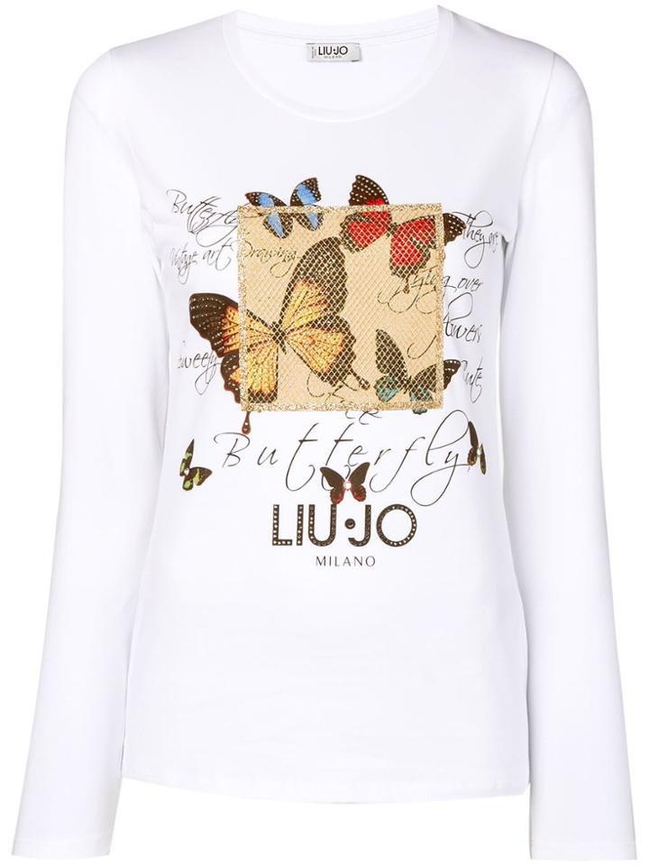 Liu Jo Butterfly T-shirt - White