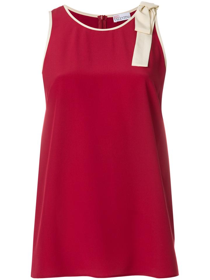 Red Valentino Lace Up Detail Tank Top
