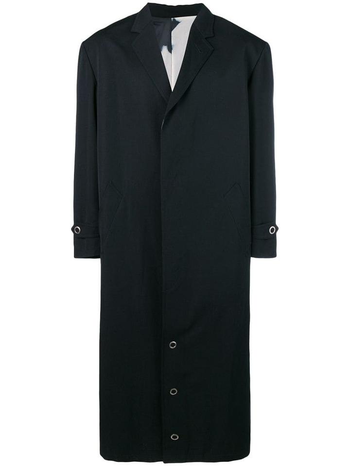 Jean Paul Gaultier Pre-owned 1987 Oversized Long Coat - Black