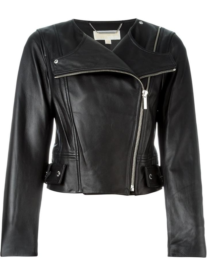 Michael Michael Kors Cropped Biker Jacket
