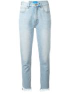 Mih Jeans - Mimi Distressed Jeans - Women - Cotton - 29, Women's, Blue, Cotton