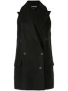 Ann Demeulemeester Boxy Fit Double Breasted Blazer - Black