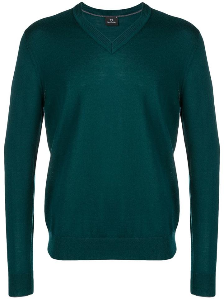 Ps By Paul Smith V-neck Sweater - Green