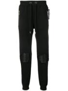 Philipp Plein Knee Patch Track Trousers - Black