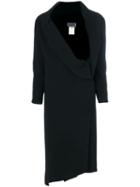 Versace Pre-owned Draped Back Dress - Black