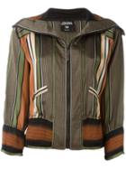 Jean Paul Gaultier Vintage Striped Bomber Jacket, Women's, Size: 42