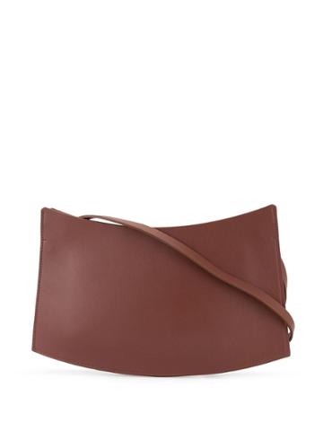 Aesther Ekme Accordion Clutch - Brown