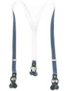 Fefè - Printed Suspenders - Unisex - Cotton - One Size, Blue, Cotton