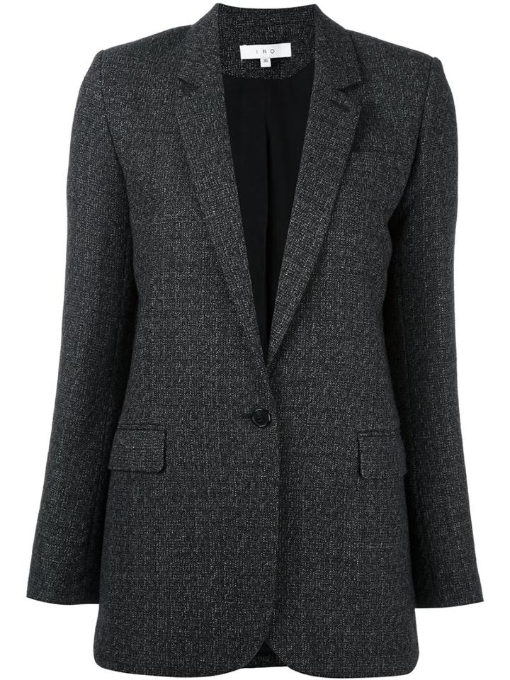 Iro 'tanja' Blazer, Women's, Size: 38, Grey, Cotton/viscose/wool