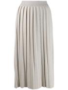 Fabiana Filippi Midi Knitted Skirt - Neutrals