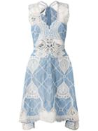 Jonathan Simkhai - Asymmetric Sleeveless Dress - Women - Cotton - 8, Blue, Cotton