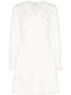 Tibi Dominic Twill Shirt-dress - White