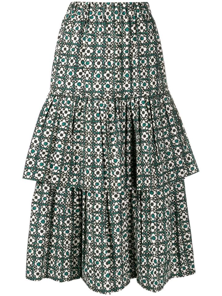 Golden Goose Deluxe Brand Miranda Floral Skirt - Green