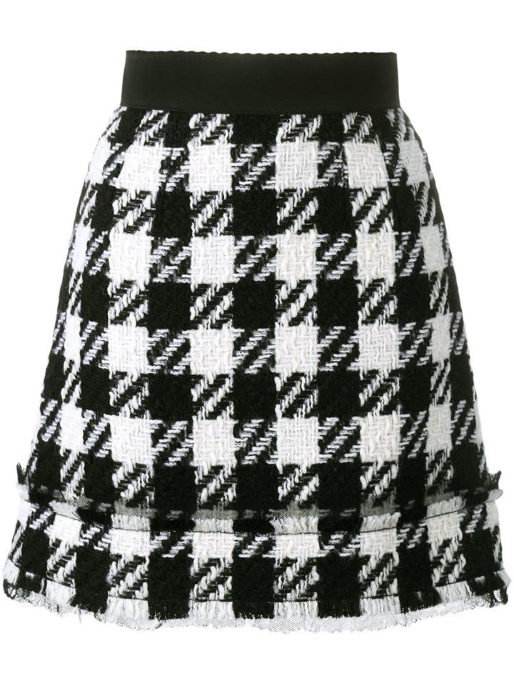 Dolce & Gabbana Houndstooth Skirt