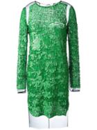 Emilio Pucci Sequin Dress, Women's, Size: 42, Green, Polyamide