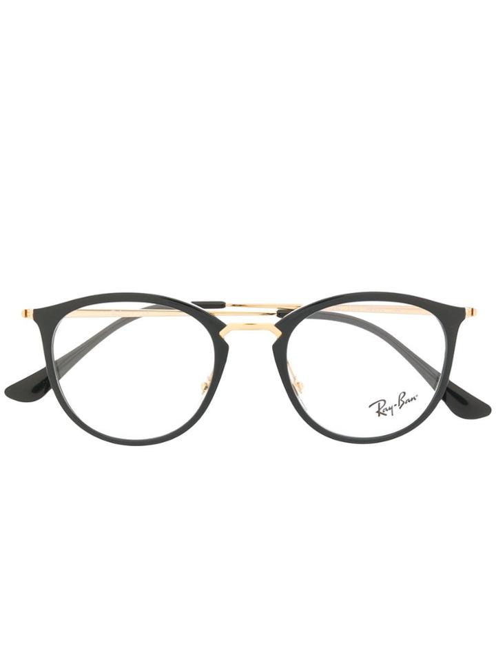 Ray-ban Round Shape Glasses - Black