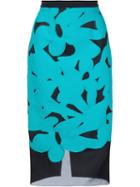 Roland Mouret 'arreton' Skirt, Women's, Size: 10, Green, Cotton/acetate/viscose