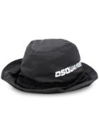 Dsquared2 Logo Print Bucket Hat - Black