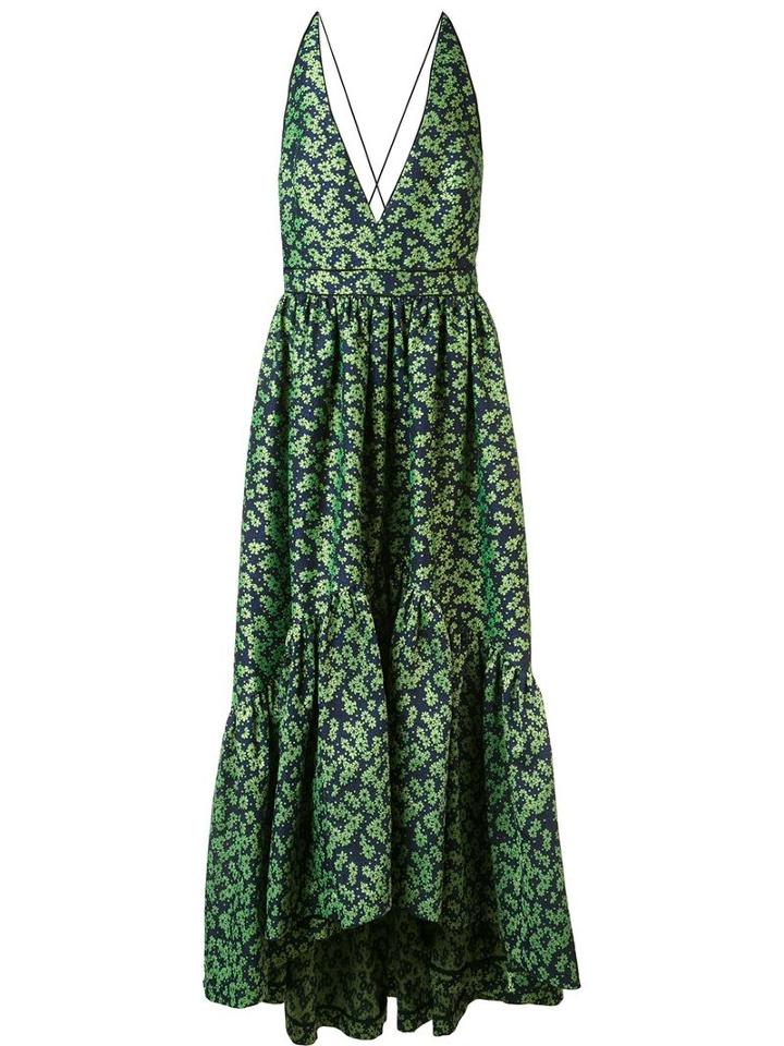 Zac Zac Posen 'melissa' Dress, Women's, Size: 10, Blue, Nylon/cotton/polyester