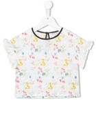 No Added Sugar Giggly Blouse, Toddler Girl's, Size: 4 Yrs, White
