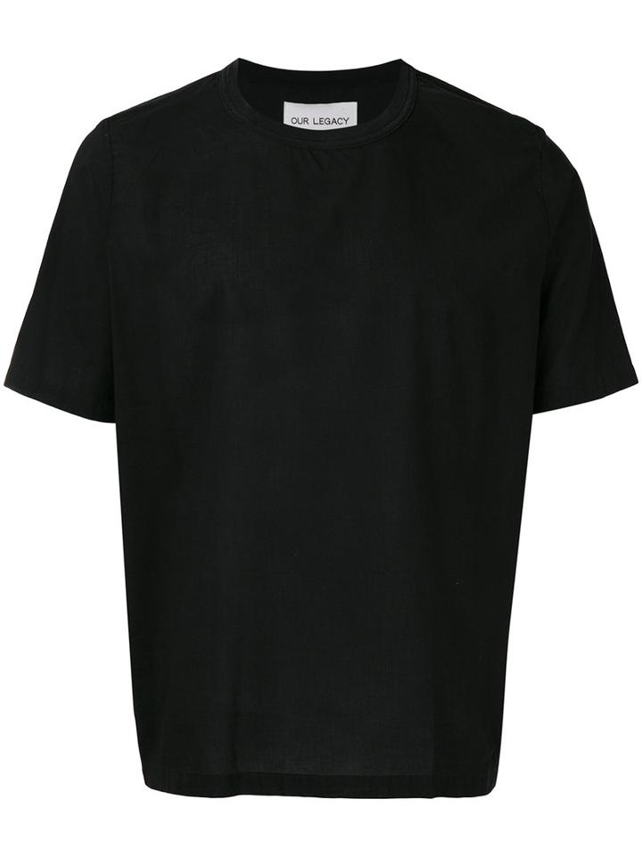 Our Legacy - Classic T-shirt - Men - Cotton - 52, Black, Cotton