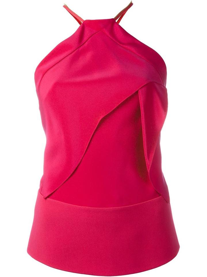 Roland Mouret 'kay' Top, Women's, Size: 12, Pink, Silk/acetate/viscose