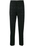 Dolce & Gabbana Floral Lace Patterned Trousers - Black
