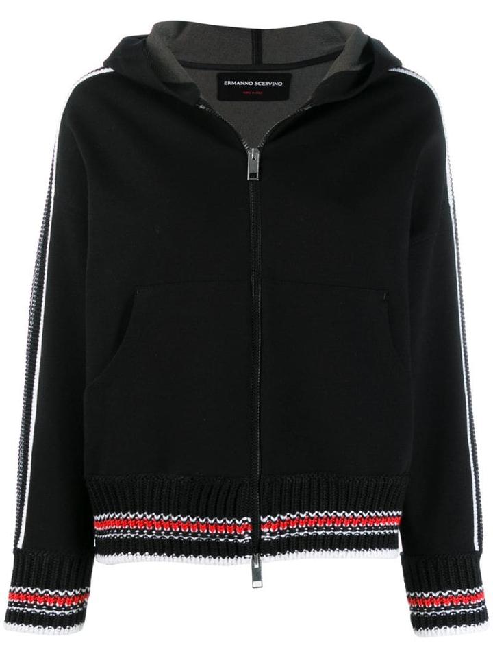 Ermanno Scervino Hooded Active Jacket - Black