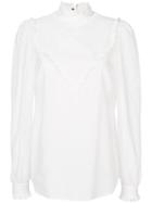 Alberta Ferretti Printed Longline Shirt - Blue