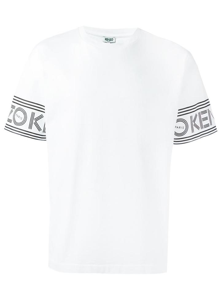 Kenzo Round Neck T-shirt, Men's, Size: Xs, White, Cotton