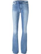 Hudson Tyler Flared Jeans, Women's, Size: 24, Blue, Cotton/polyester/spandex/elastane