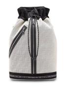 Fendi Sacca Perforated-style Backpack - White