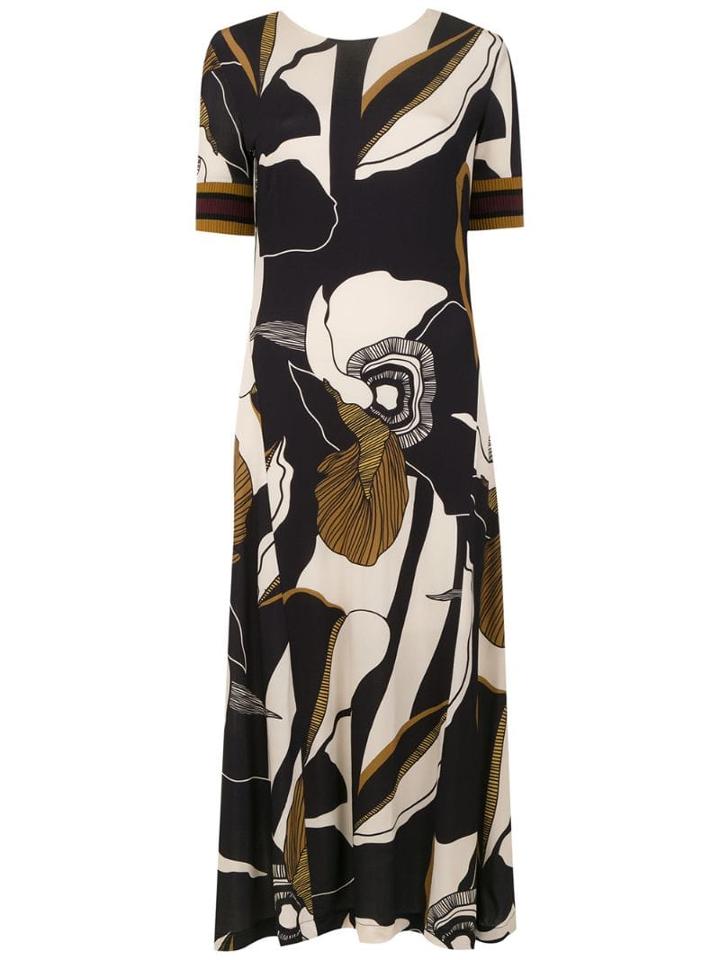 Osklen Long Printed Dress - Multicolour