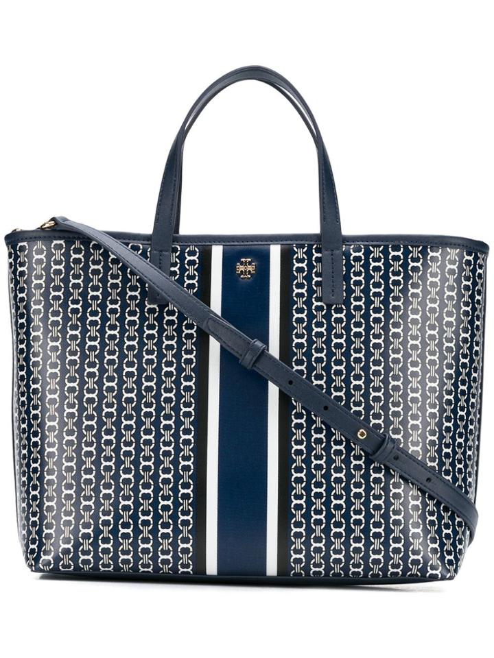 Tory Burch Printed Tote Bag - Blue